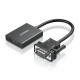 Видео переходник-адаптер (конвертер) | VGA / AUX на HDMI | UGREEN CM513